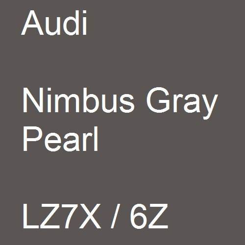 Audi, Nimbus Gray Pearl, LZ7X / 6Z.